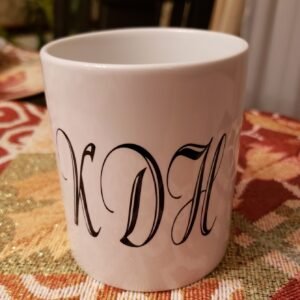 Your Initials on mug